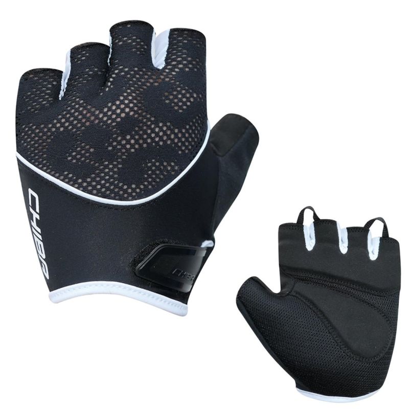 CHIBA LADY GEL Gloves Black and White S