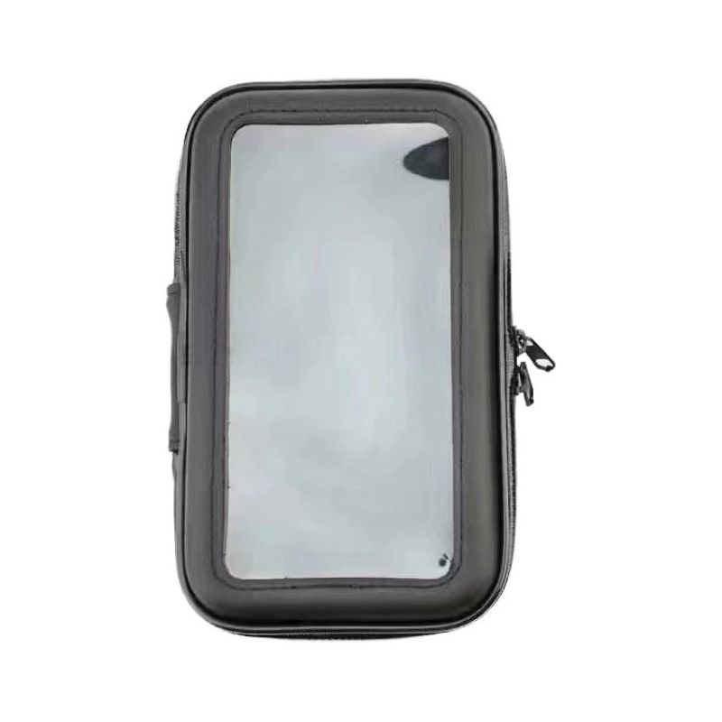 Bicycle waterproof motorcycle phone holder bag saddlebag for handlebar XL (max phone size: 165 mm x 80 mm) black (without handlebar mount)