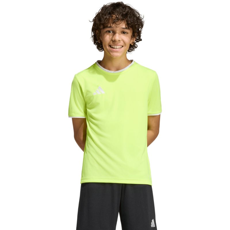adidas Entrada 26 Jersey Kids T-Shirt Neon Yellow KE9845
