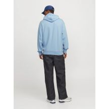 Jack&Jones Felpa con cappuccio jjestar basic sweat hood noos chambray