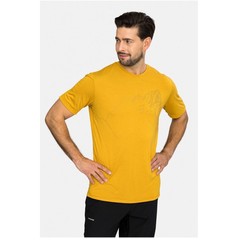 VIKING Morain Bamboo Man T-shirt Yellow M