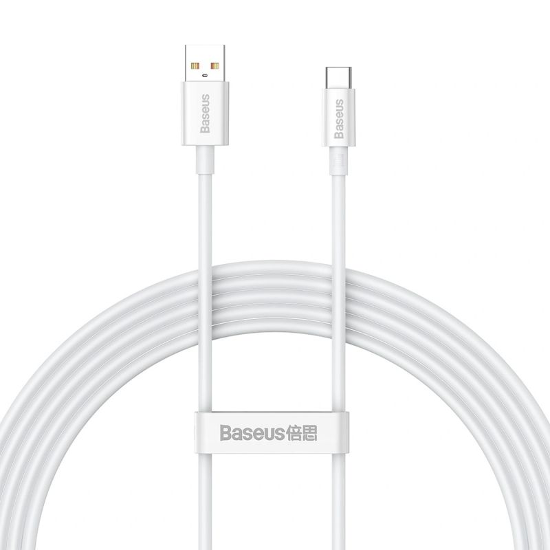Baseus Superior Series 100W USB-A - USB-C Cable 2m - White