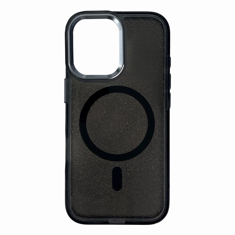 Glitter Case with MagSafe for Samsung Galaxy S25 Edge - Black