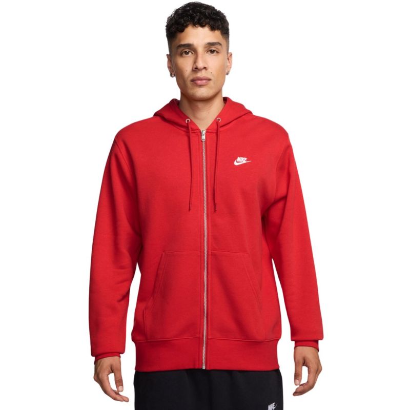Nike Club BB FZ Hoodie Men's Red FN3861 657 M