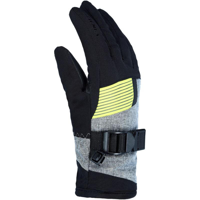 VIKING Forter Ski Kids black and gray ski gloves 5
