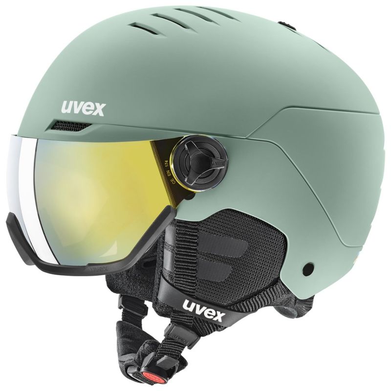 UVEX Wanted Visor Ski Helmet 58–61 cm L Green