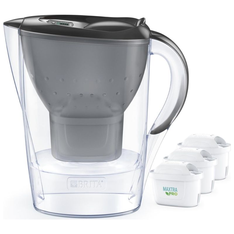Brita Marella+3 Maxtra Pro PP filter jug (graphite; 2.4l)