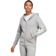 adidas Felpa con cappuccio Essentials Linear Full-Zip French Terry