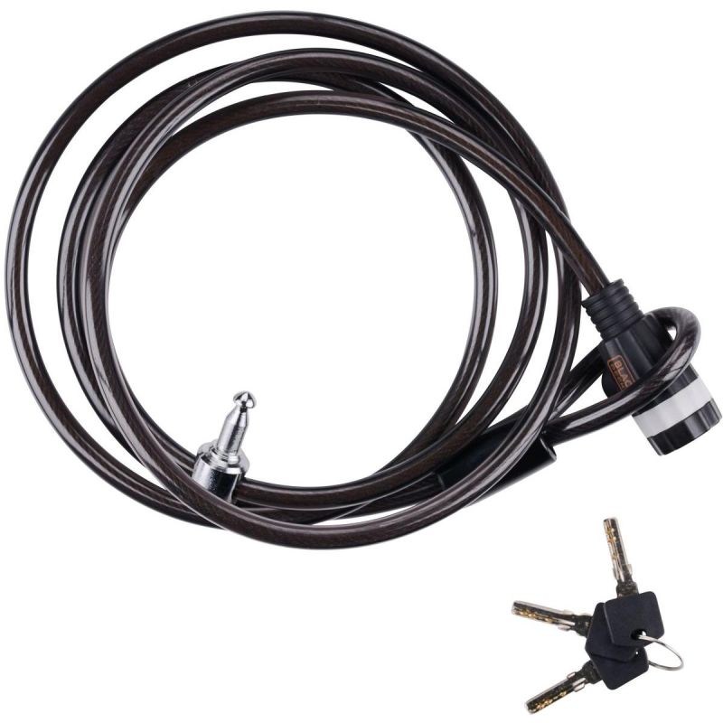 BIKE LOCK WITH CABLE LOCK 10x2400MM FAMILY BLACK+DECKER