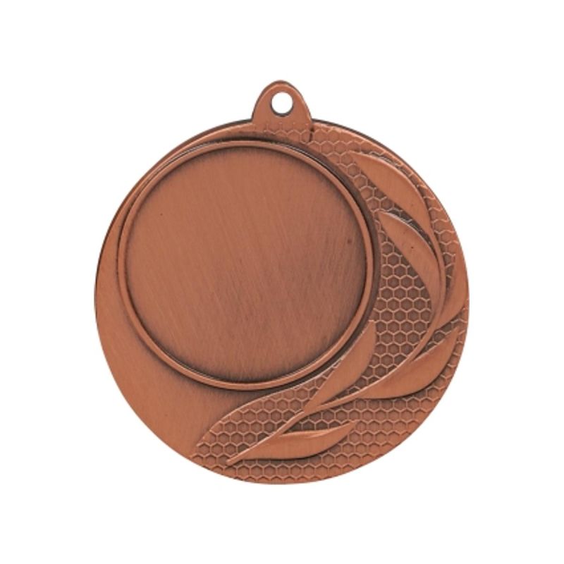 Bronze-Colored General Medal with Space for a 25 mm Emblem – Steel Medal