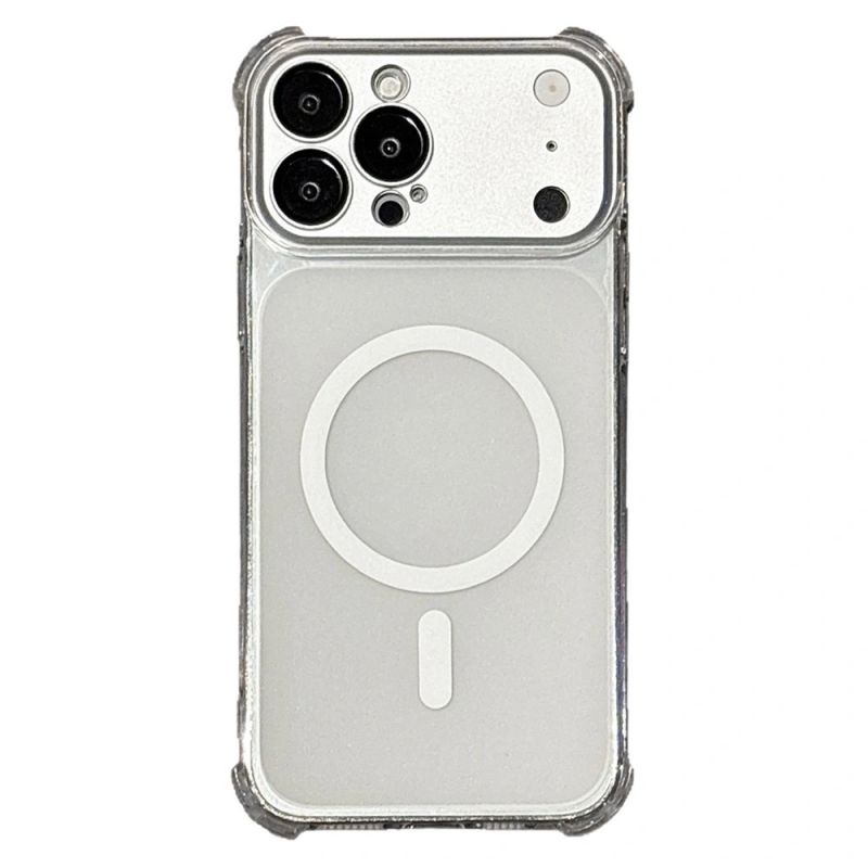 iPhone 18 Pro Max / 17 Pro Max Magnetic TPU Case with Detachable Camera Cover - Transparent