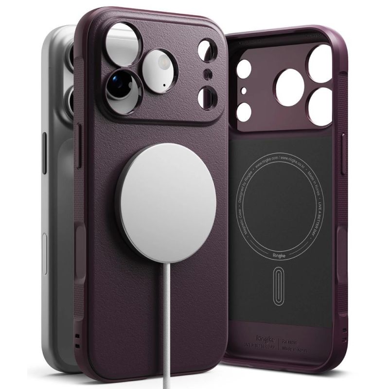Ringke Onyx Magsafe Case for iPhone 18 Pro / 17 Pro – Burgundy