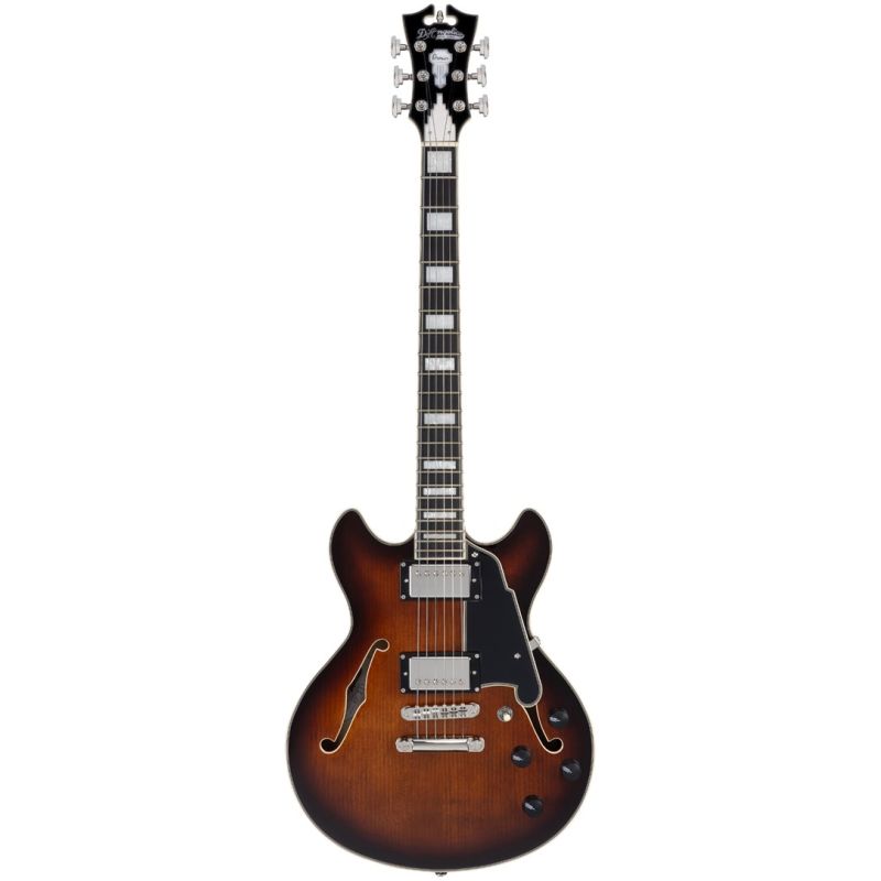 D'Angelico Premier Mini DC Brown Burst Electric Guitar