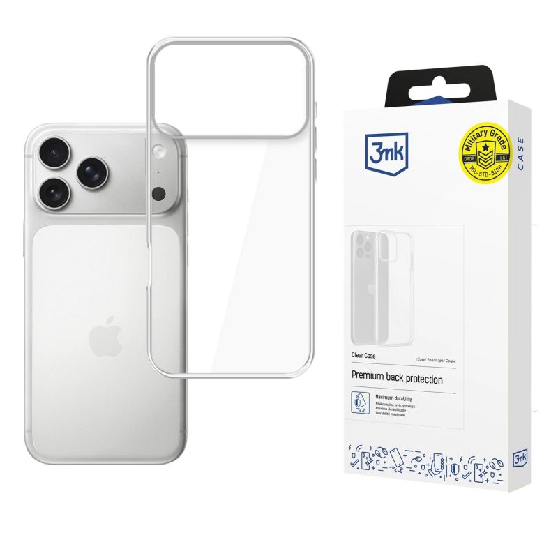 3mk Clear Case for Apple iPhone 17 Pro Max - transparent