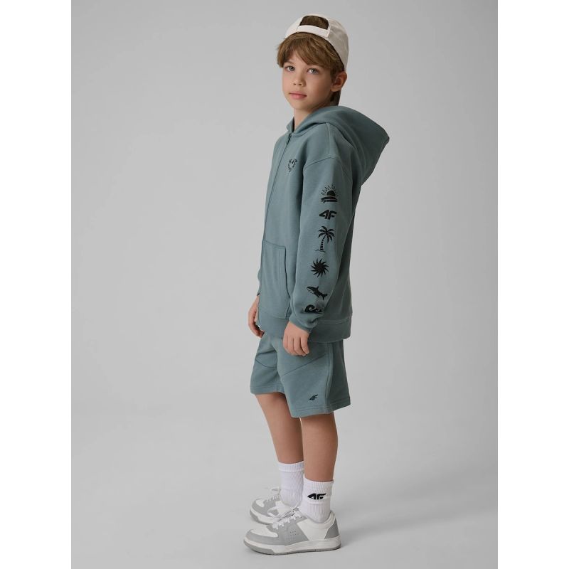 4f Felpa loose hooded