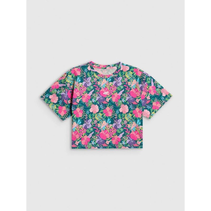 4f Maglietta boxy with print