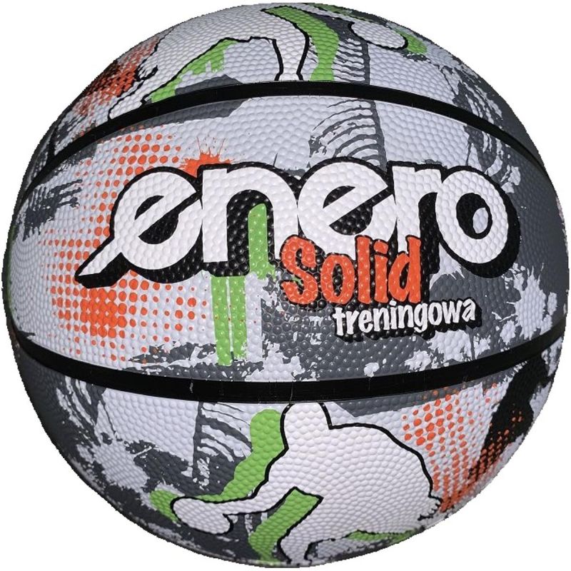 ENERO SOLID BASKETBALL SIZE 7 GREY-WHITE