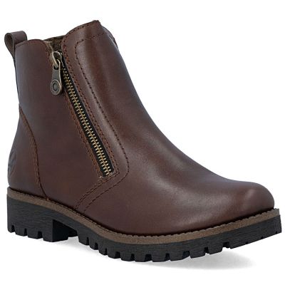 Rieker Stivali leather ankle with zipper Rieker