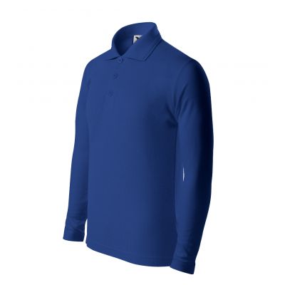 Malfini Polo Children's Pique LS polo (cornflower