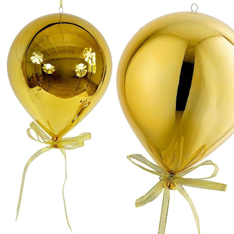 SAFE PLASTIC BALLOON BAG DIAMETER 30 CM - GOLD