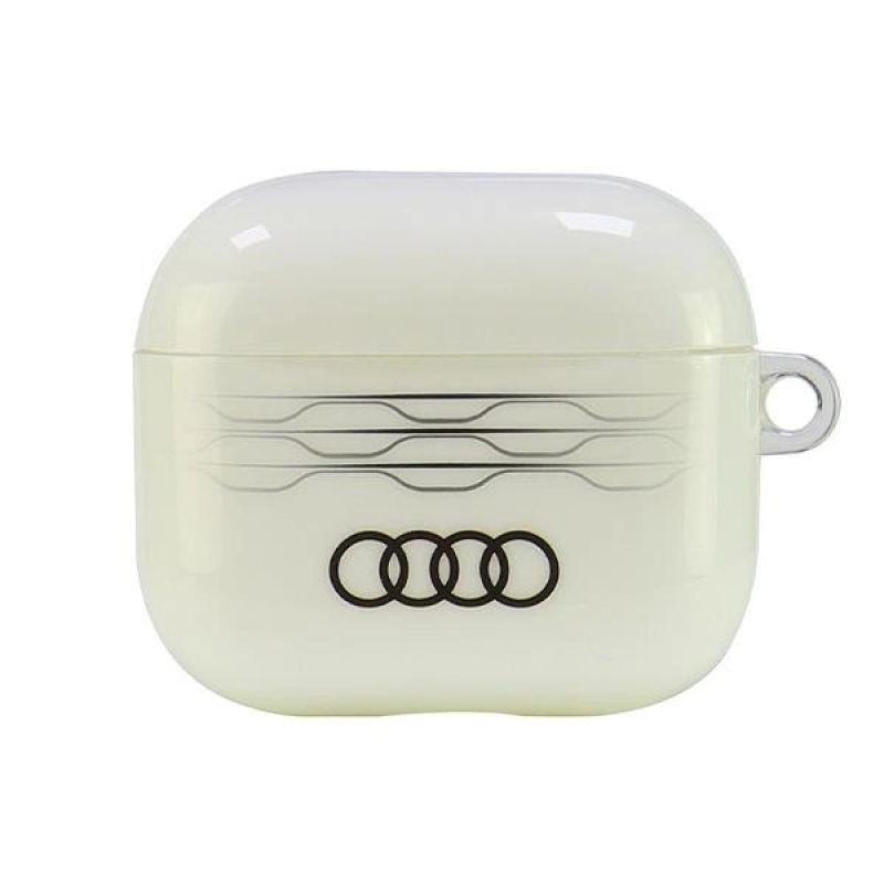 Audi IML Geometric Pattern AirPods 3 Case - White