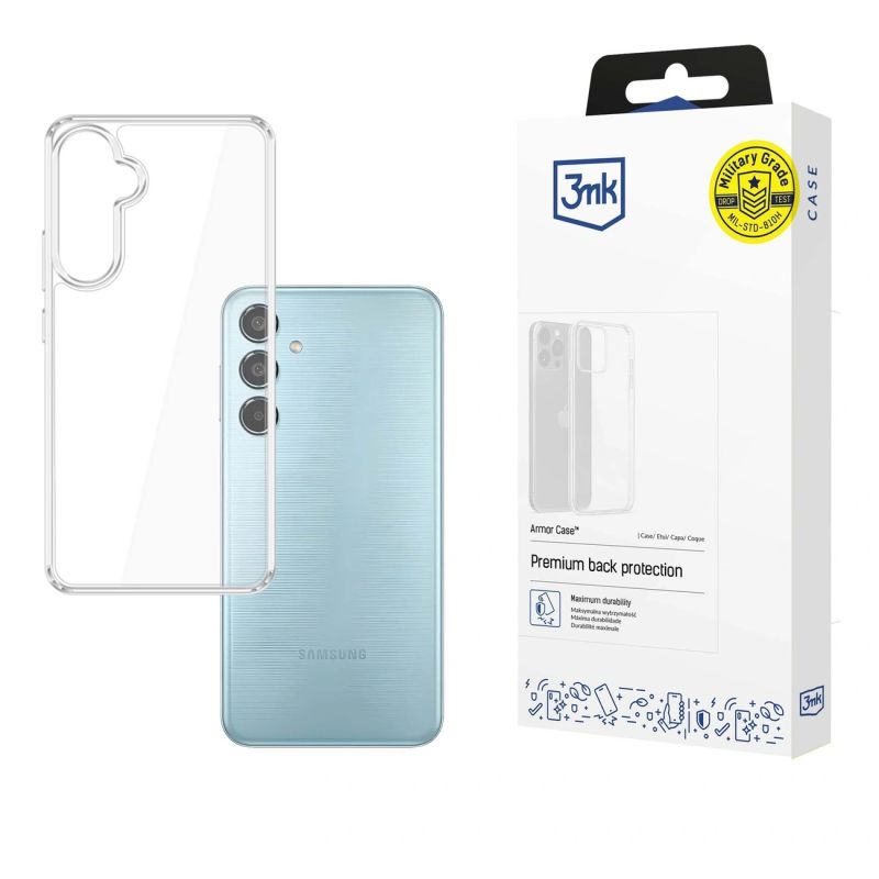 3mk Armor Case for Samsung Galaxy M35 - Transparent