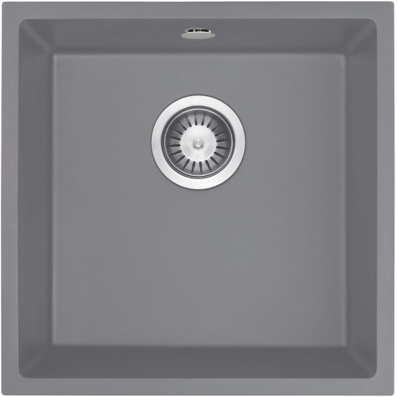 Single-bowl, undermount granite sink