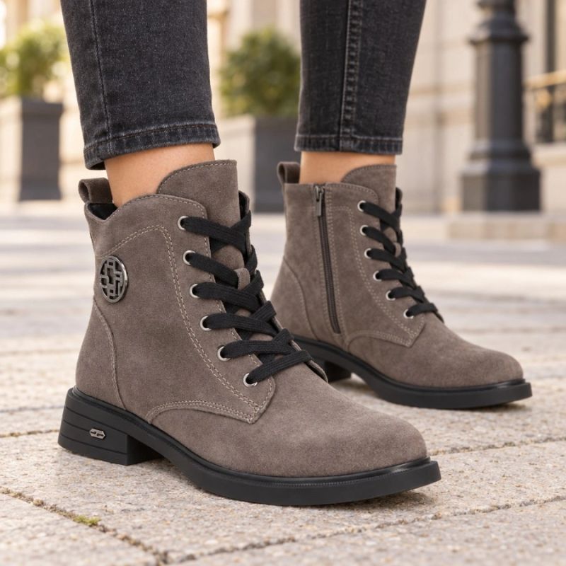 Filippo Stivali leather ankle suede Filippo