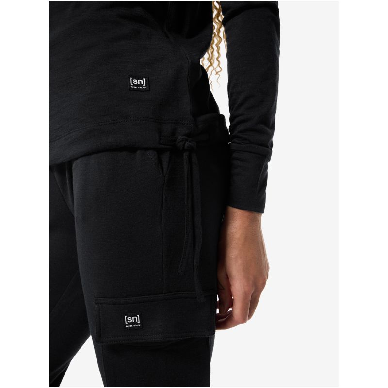 Super.natural Felpa con cappuccio funnel Long-Sleeve Top