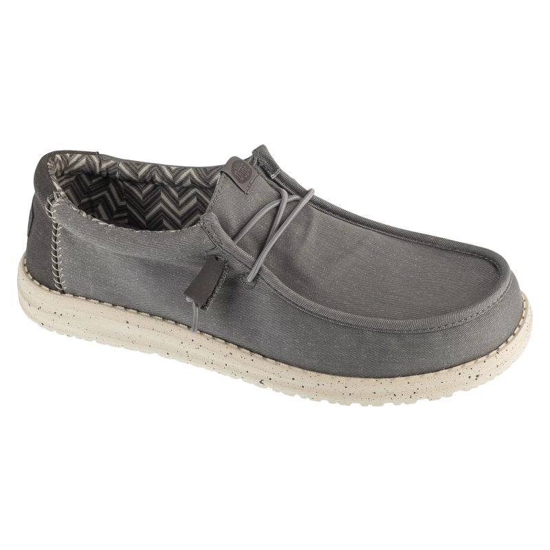 Hey Dude Wally Stretch Canvas 40700-1XA Grey 42