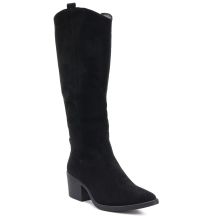M. Daszyński Stivali suede cowboy with block heel M.Daszyński