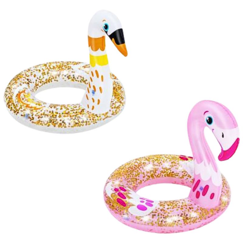 Bestway Flamingo/Swan swimming..