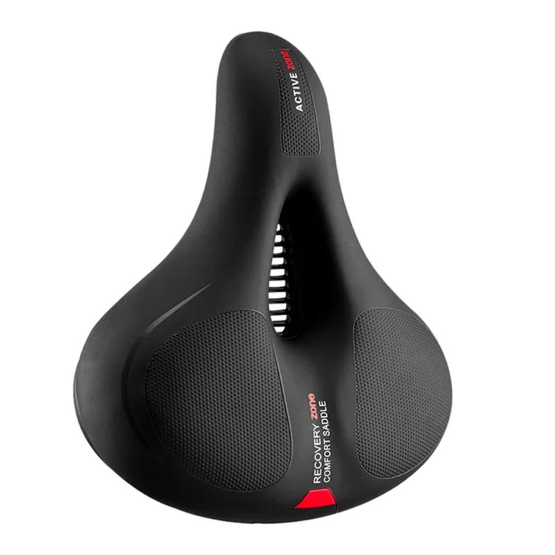 Rockbros AQ-6090R bicycle saddle - black and red