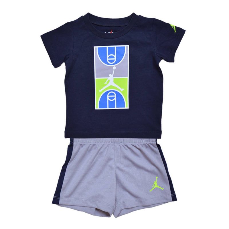 Kids' Air Jordan Court Graphic Set - 657488-G4R