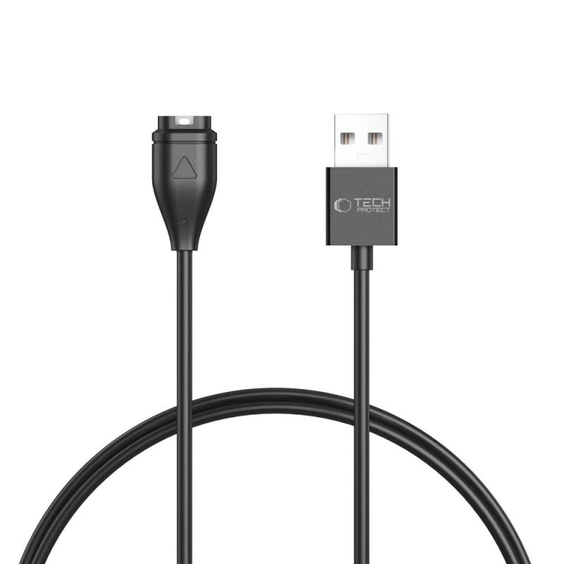 Tech-Protect MC04 UltraBoost USB-A Cable for Garmin Watch 1m - Black