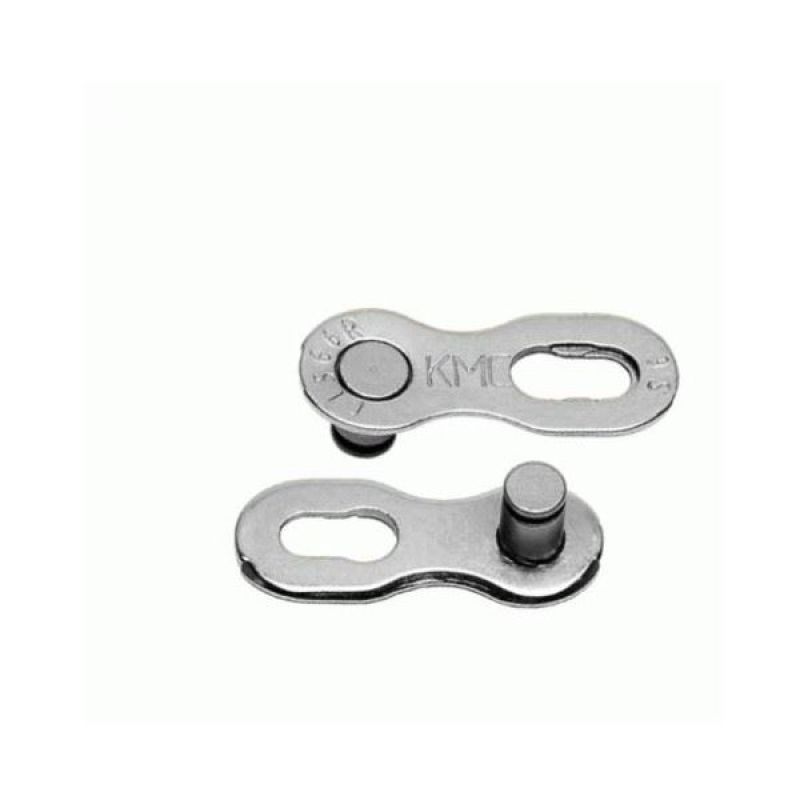 KMC Connector 9NR EPT 2 pieces silver 9 rows blister