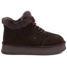 Big Star Stivali leather suede platform ankle Big Star