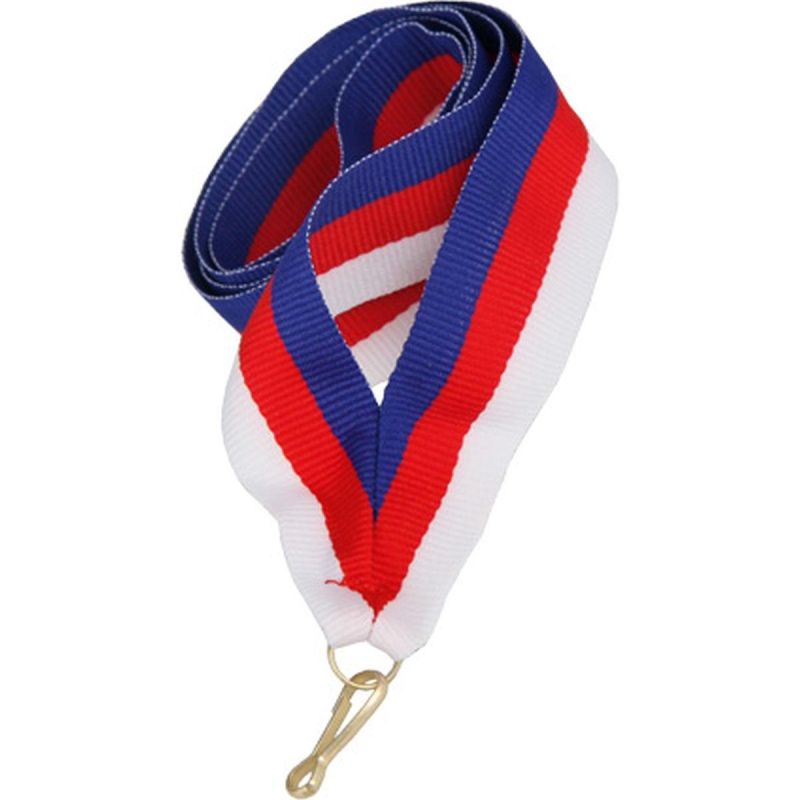 11 mm ribbon - blue, red, and white