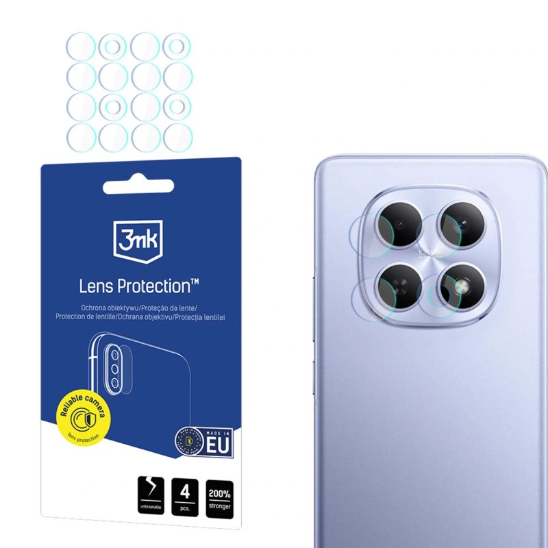 3mk Lens Protection Hybrid Camera Lens Glass for Xiaomi Redmi Note 15 4G / 5G