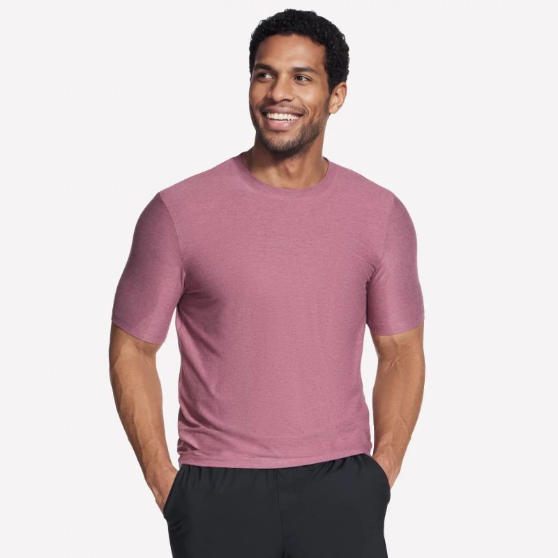 Skechers Go Dri All Day Tee TS107-BUMT Red L
