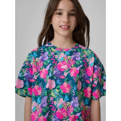4f Maglietta boxy with print