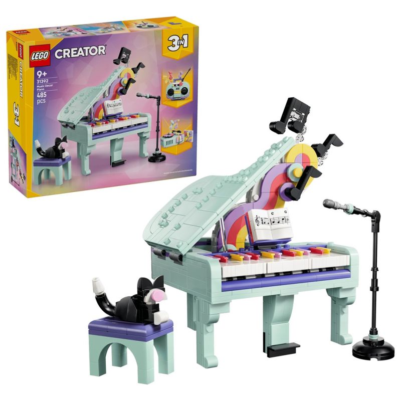 LEGO Creator 3in1 31392 - Decorative Piano with Cat