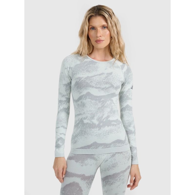 Women's seamless thermal underwear (top) 4F 4FWAW25USEAF208-34A