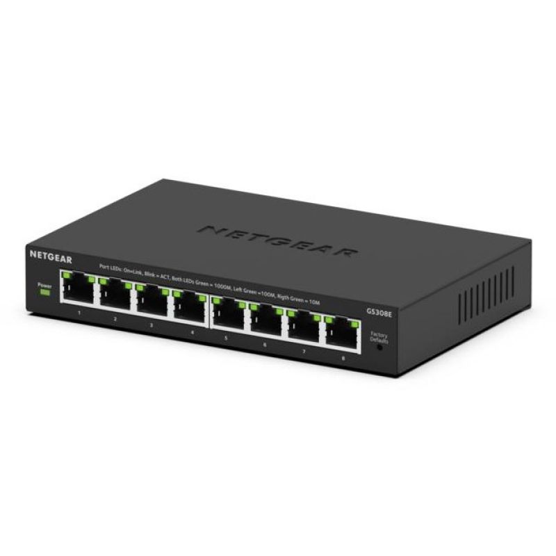 Netgear GS308E-400EUS 8-Port Unmanaged Gigabit Switch