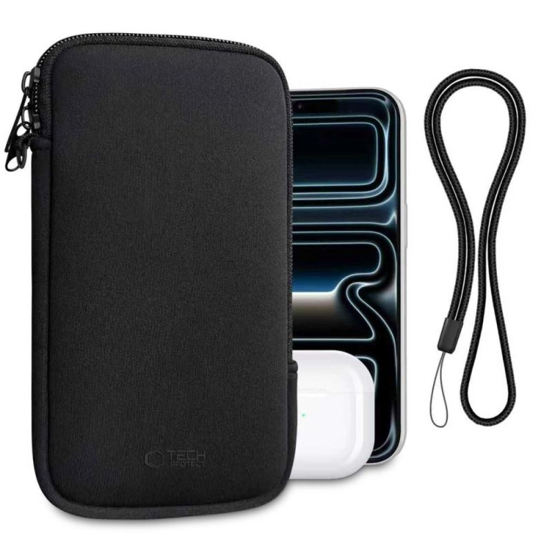 Tech-Protect SM70 case for 6.0"-7.2" smartphones - black