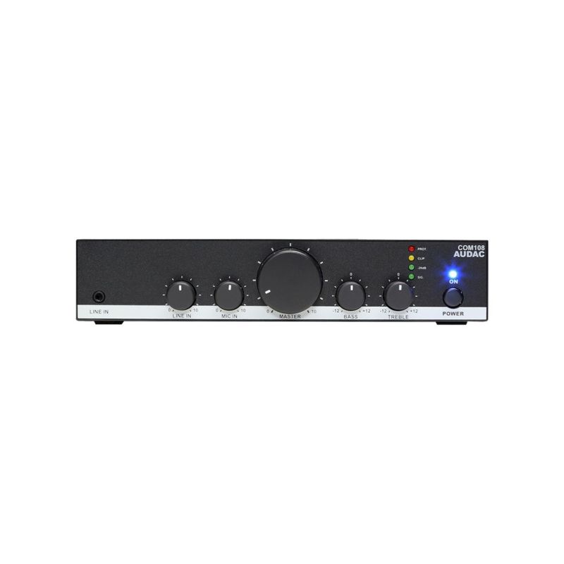 Audac public address amplifier AUDAC COM108 amplifier 80W 100V