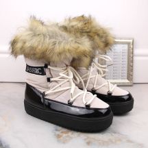 Vinceza Stivali Lace-up platform snow with fur Vinceza