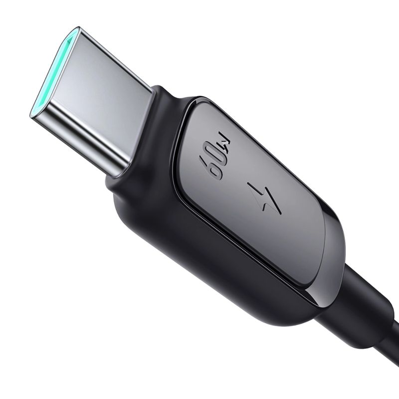Joyroom Multi-Color Series A14 USB-C / USB-C 60W Cable 1.2 m - Black