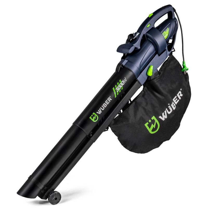 3000W Electric Leaf Blower with 10:1 Shredder W43420 WUBER