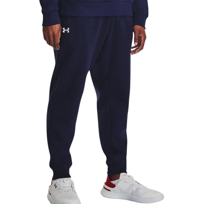 Men’s Under Armour Rival Fleece Joggers, Navy Blue, 1379774 410 M